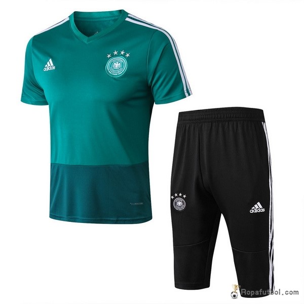 Camiseta Entrenamiento Alemania Conjunto Completo 2018 Verde